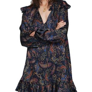 Elegant Multicolor Paisley Riley Dress Sz 2 NWT